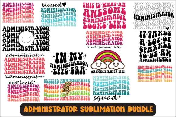 Administrator SVG Sublimation Bundle for Crafts & Graphics