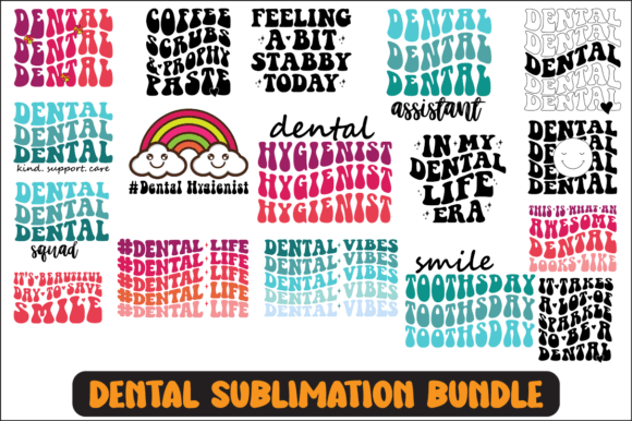 Dental SVG Sublimation Design Bundle: Graphics for Crafts