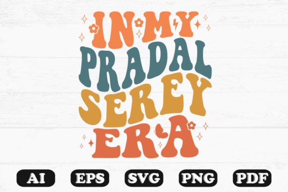 In My Prada Serey Era Retro Wavy Svg: Graphics for Crafts & Creative Brands