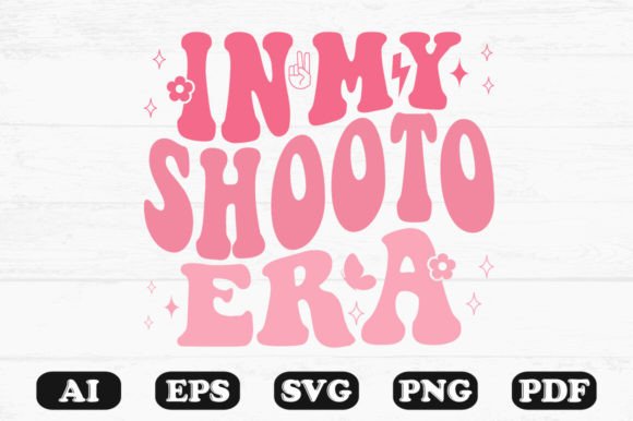 In My Shoots Era Retro Wavy SVG: Graphics for Crafts & Branding