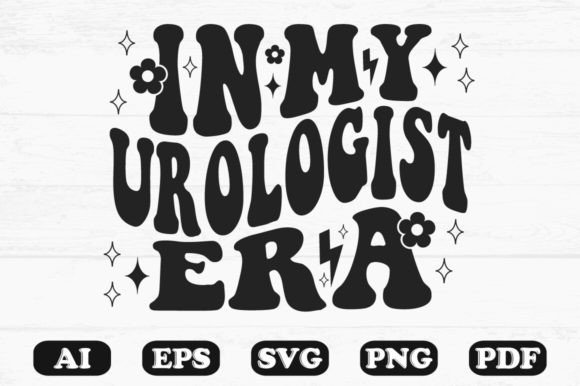 In My Urologist Era Retro Wavy SVG: Graphics for Crafts & Content