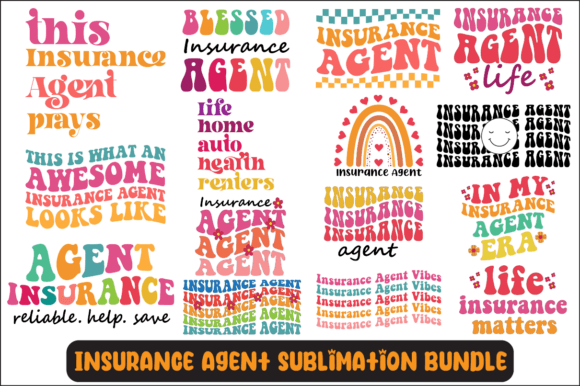 Insurance Agent SVG Sublimation Bundle: Graphics for Crafts
