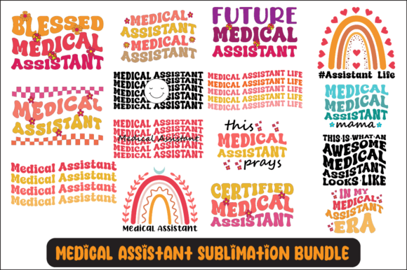 Medical Assistant SVG Bundle for Crafts & Graphics