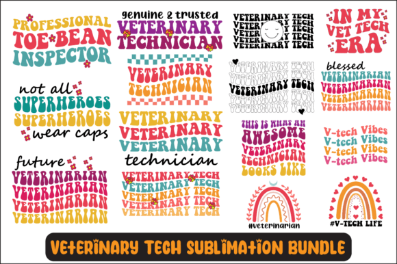 Veterinary Tech SVG Bundle: Graphics for Crafts & Commercial Use